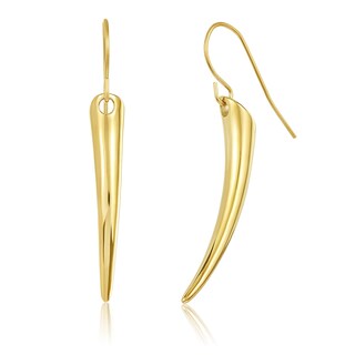 Foto 1 | Pendientes West Coast Jewelry Elya De Acero Inoxidable Bañados En Oro - Venta Internacional.