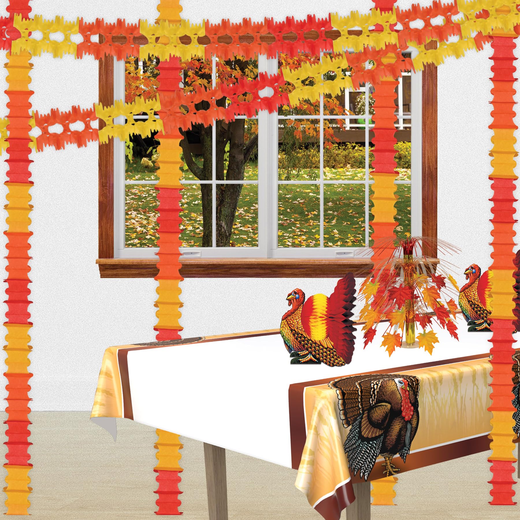Foto 4 | Pañuelos Coloridos Beistle Para Centro De Mesa Con Forma De Pavo, Paquete De 2 - Venta Internacional.