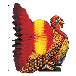 Foto 2 | Centro De Mesa Beistle, Pañuelo Colorido, Pavo, 30 Cm De Altura - Venta Internacional.