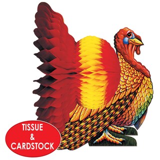 Foto 3 | Centro De Mesa Beistle, Pañuelo Colorido, Pavo, 30 Cm De Altura - Venta Internacional.