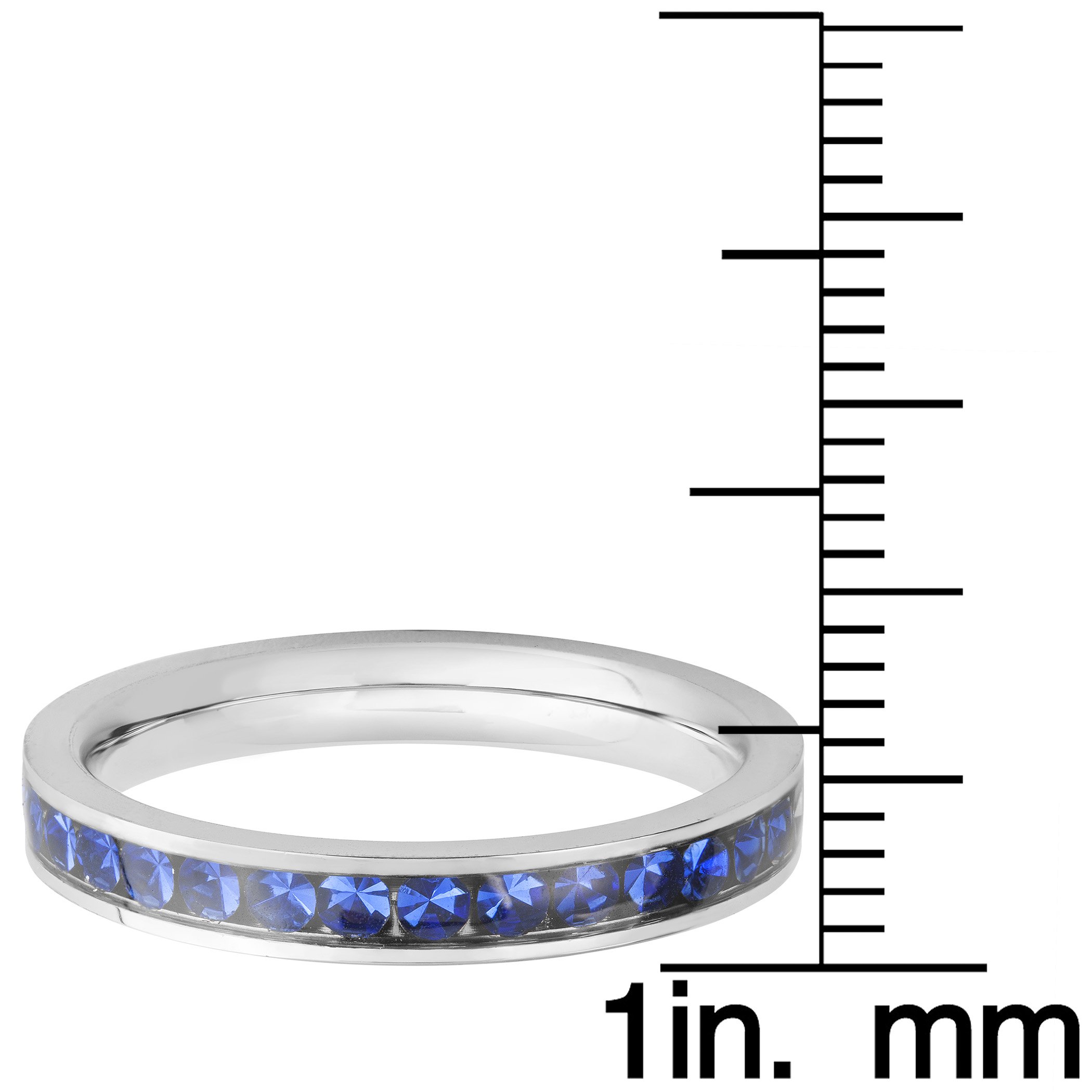 Foto 3 | Anillo West Coast Jewelry Elya De Acero Inoxidable Con Circonita Cúbica - Venta Internacional.