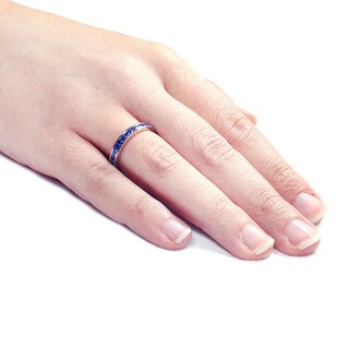 Foto 4 | Anillo West Coast Jewelry Elya De Acero Inoxidable Con Circonita Cúbica - Venta Internacional.