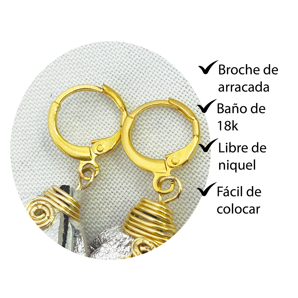 Foto 7 | Aretes Largos Mujer De Plumas Rosa Vangania Artesanales