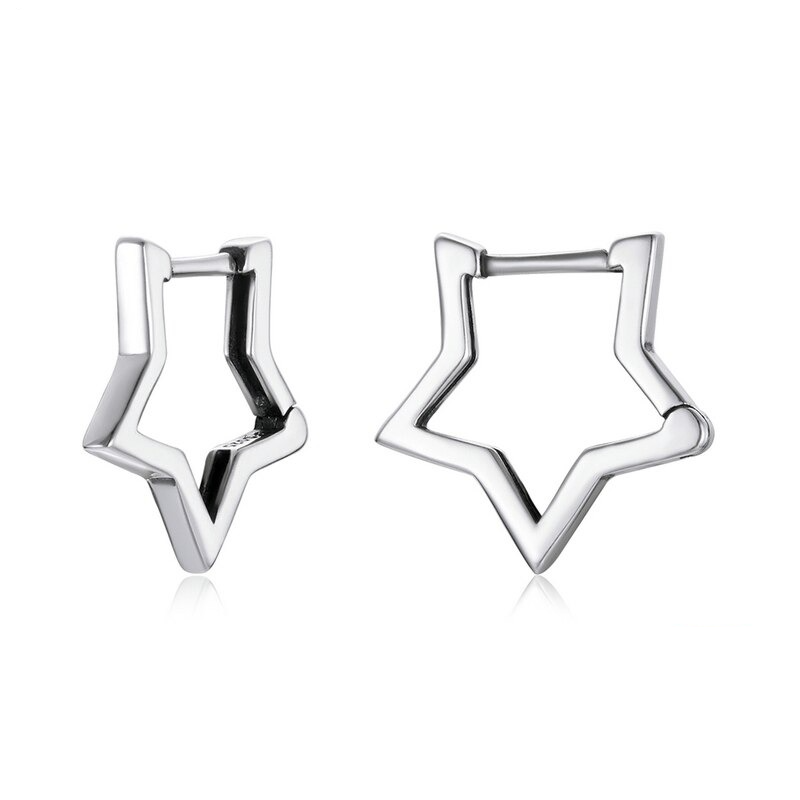 Foto 2 pulgar | Aretes Chulada, Estrellas De Plata .925 Con Chapa De Platino, Se Puden Mojar