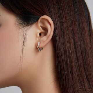 Foto 3 | Aretes Chulada, Estrellas De Plata .925 Con Chapa De Platino, Se Puden Mojar
