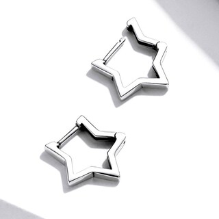 Foto 4 | Aretes Chulada, Estrellas De Plata .925 Con Chapa De Platino, Se Puden Mojar