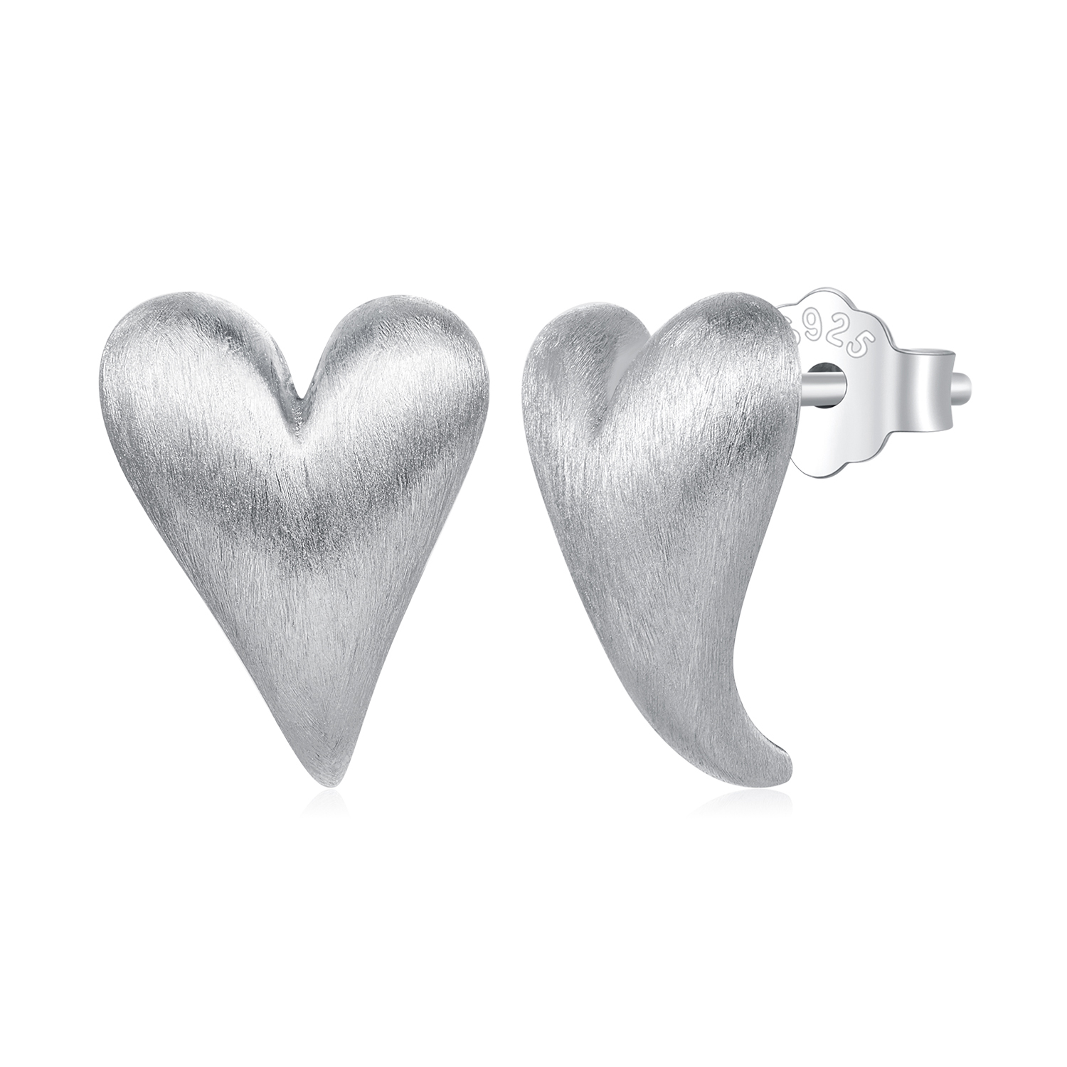Foto 2 pulgar | Arets Chulada  Corazones De Plata .925 Con Chapa De Platino  Se Pueden Mojar