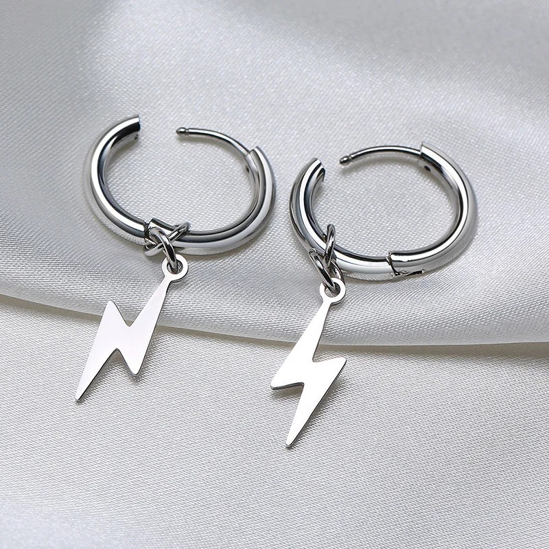 Foto 3 | Aretes Chulada  Rayos De Acero Inoxidable Hipoalergénico
