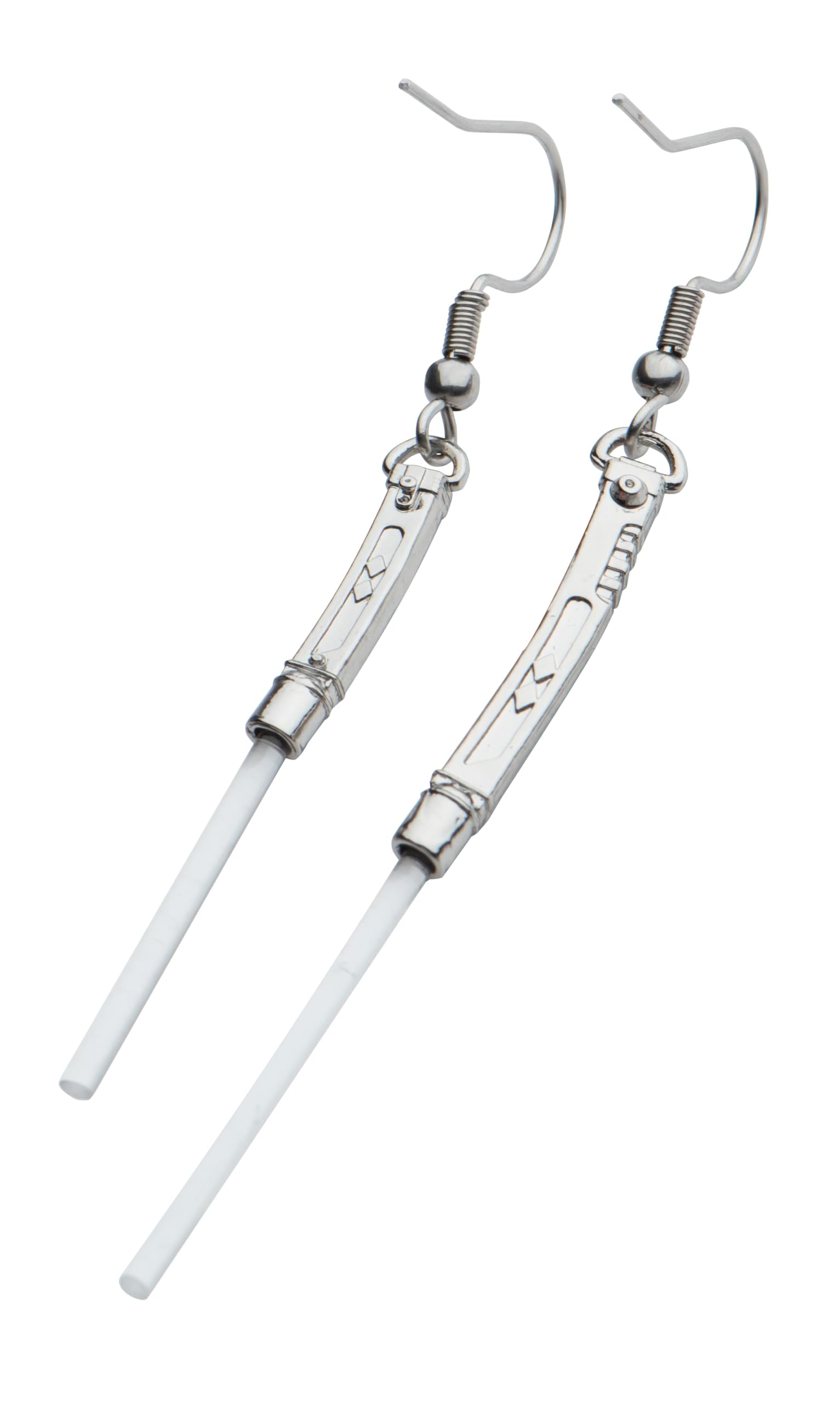 Foto 4 pulgar | Pendientes Star Wars Ahsoka Tano Lightsaber De Acero Inoxidable - Venta Internacional.