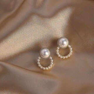 Foto 2 | Pendientes Huoguo Aleación Geometría Simple Flor Dulce 4 Unidades - Venta Internacional.