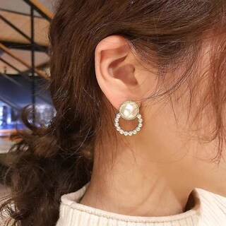 Foto 3 | Pendientes Huoguo Aleación Geometría Simple Flor Dulce 4 Unidades - Venta Internacional.