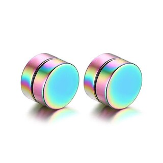 Foto 1 | Pendientes Huoguo Coloridos Pendientes Magnéticos De Acero Inoxidable De 8 Mm - Venta Internacional.