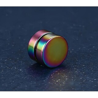 Foto 3 | Pendientes Huoguo Coloridos Pendientes Magnéticos De Acero Inoxidable De 8 Mm - Venta Internacional.