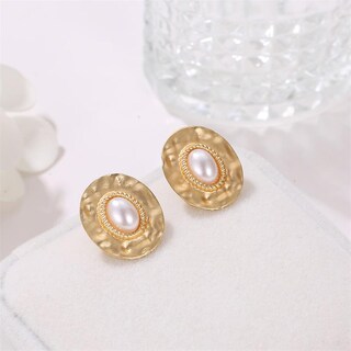 Foto 5 | Pendientes Huoguo Con Forma De Concha Retro Para Mujer - Venta Internacional.