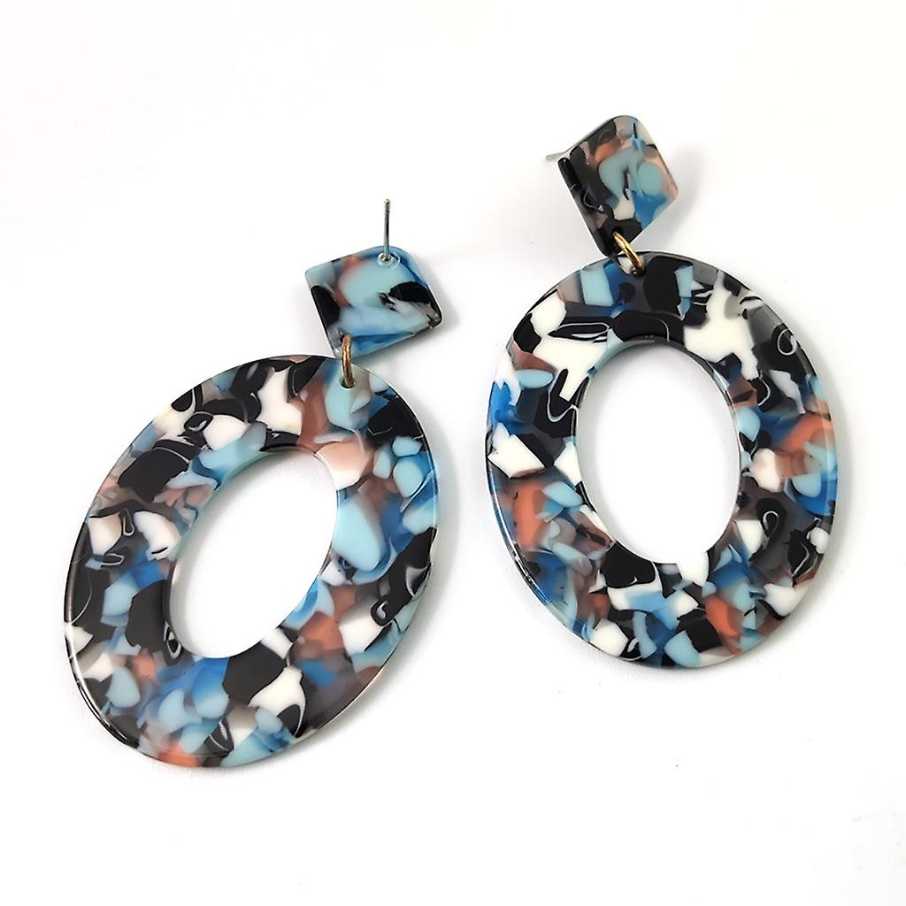 Foto 5 | Pendientes Huoguo Creative Acetate Plate Geometry Para Mujer - Venta Internacional.