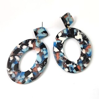 Foto 5 | Pendientes Huoguo Creative Acetate Plate Geometry Para Mujer - Venta Internacional.