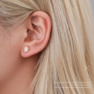 Foto 5 | Juego De Pendientes De Tuerca De 12 Piezas De Aleación Floral A La Moda Para Mujer - Venta Internacional.