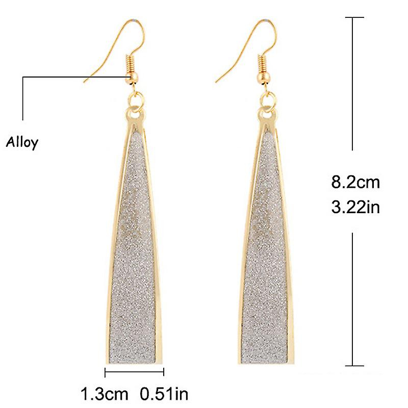 Foto 1 | Pendientes Huoguo De Aleación Colgante Con Forma De Gota Para Mujer - Venta Internacional.