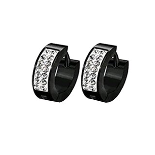Foto 1 | Pendiente Flash Diamond Unisex De Acero De Titanio De Doble Cara - Venta Internacional.