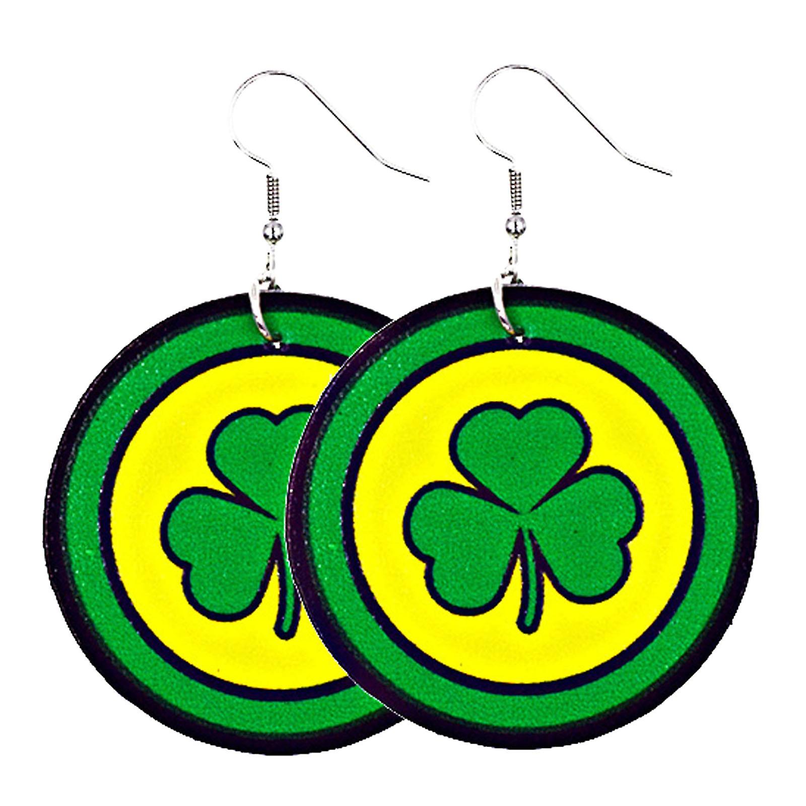 Foto 3 pulgar | Pendientes Huoguo Con Forma De Gota Verde Para El Día De San Patricio Para Mujer - Venta Internacional.