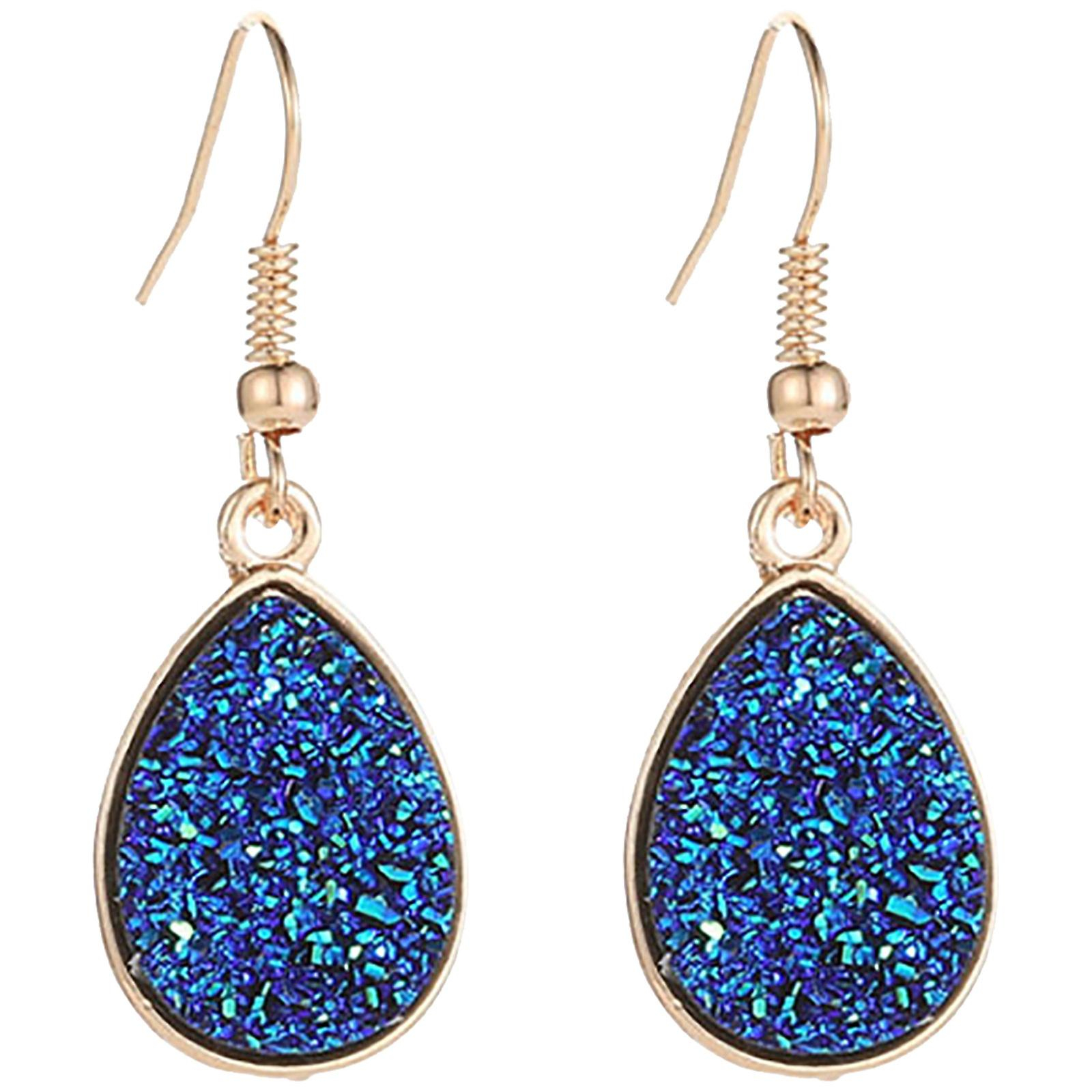 Foto 1 | Pendientes Huoguo  De Moda Creativa  Personalizados  En Forma De Gota - Venta Internacional.