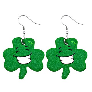 Foto 1 | Pendientes Huoguo Con Forma De Gota Verde Para El Día De San Patricio Para Mujer - Venta Internacional.