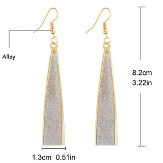 Foto 1 | Pendientes Huoguo De Aleación Colgante Con Forma De Gota Para Mujer - Venta Internacional.