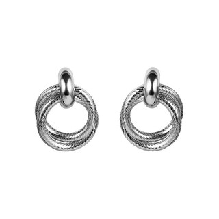 Foto 1 | Pendientes Huoguo Anillo Simple De Doble Torsión Para Mujer - Venta Internacional.