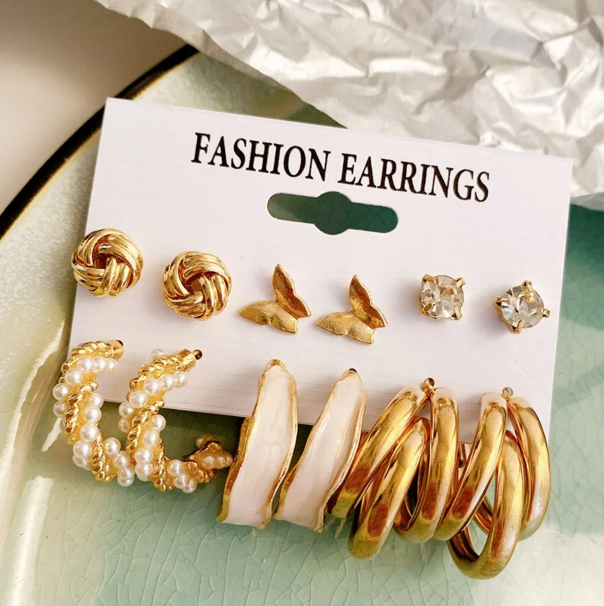 Foto 4 | 24 Pares Aretes Pendientes Joyeria Mujer