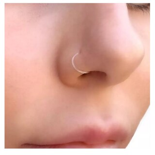 Foto 2 | 60 Pzs Piercing Transparentes Para Nariz Cartílago Ombligo Belug Transparente