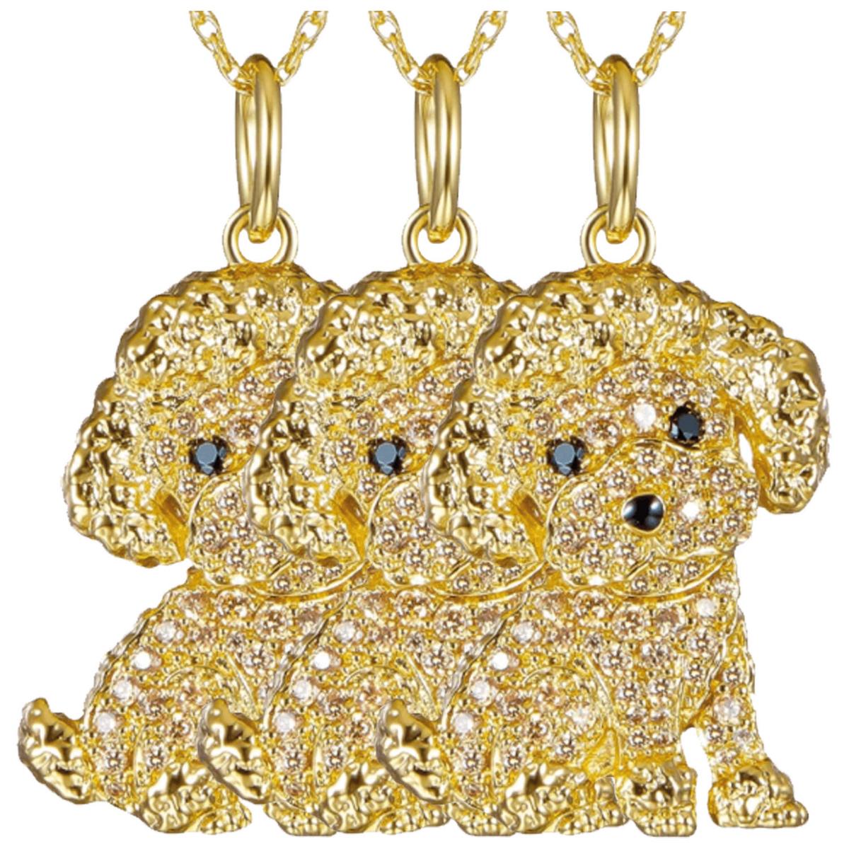 Colgantes Y Dije De Animales High Monaco  Mxeng-003 3 Piezas Dorado