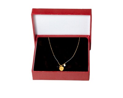 Foto 4 | Gargantilla Corazón Colgante 45cm Acero Inoxidable Tono Dorado