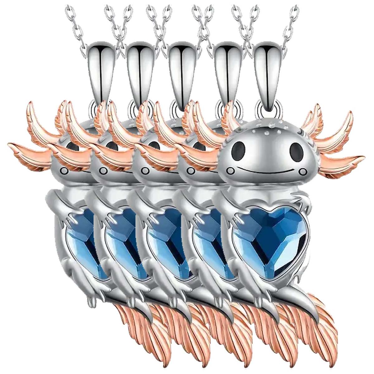 Cadena de Axolotl High Monaco Mxkca-005 Plateado 5 Piezas