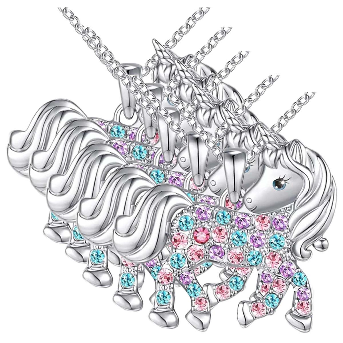 Foto 1 | Cadenas Unicornio High Monaco Mxkui-005 Plateadas 5 Piezas