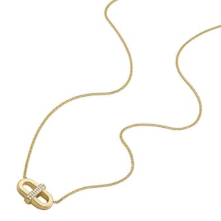 Foto 1 | Collar Fossil Heritage Jf04582710 Dorado para Mujer