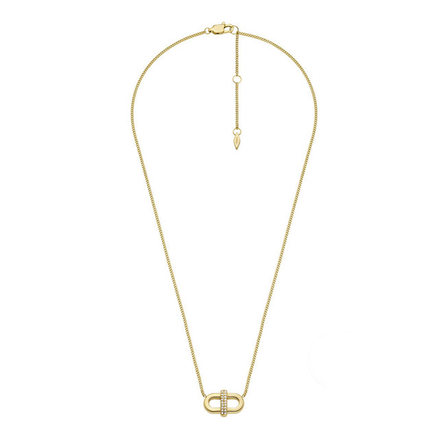 Foto 2 | Collar Fossil Heritage Jf04582710 Dorado para Mujer