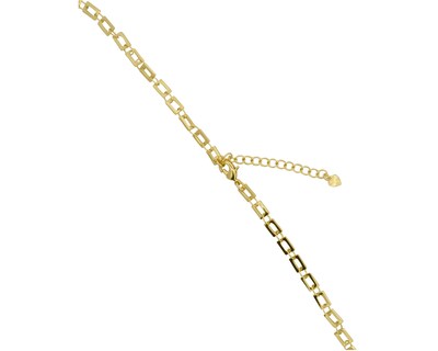 Foto 4 | Cadena Cuadrada 45cm Chapa de Oro de 18k Horoz Ch50