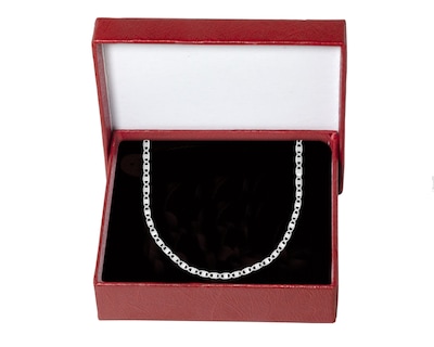 Foto 4 | Cadena Valentina Ancha 60cm Horoz Plata .925 Cp703