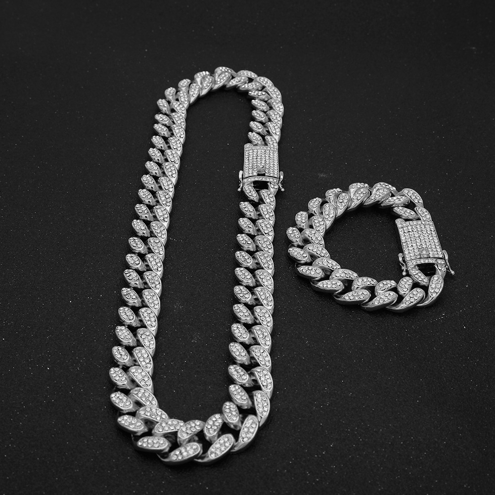 Foto 4 pulgar | Collar Hip Hop Con Bonita Cadena Cubana De Miami De 16 Pulgadas Para Hombre - Venta Internacional.