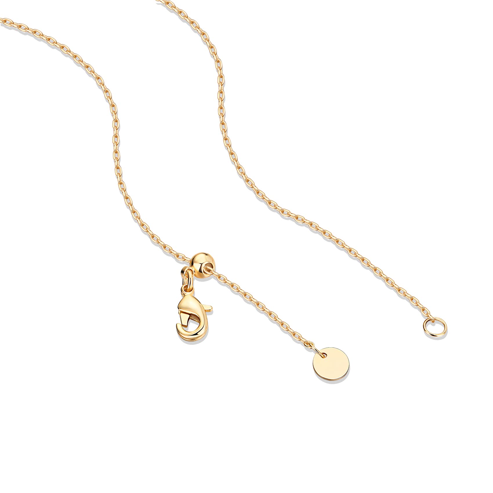 Foto 6 pulgar | Collar Pavoi Charm North Star de Plata de Ley Chapada en Oro de 14 Quilates - Venta Internacional