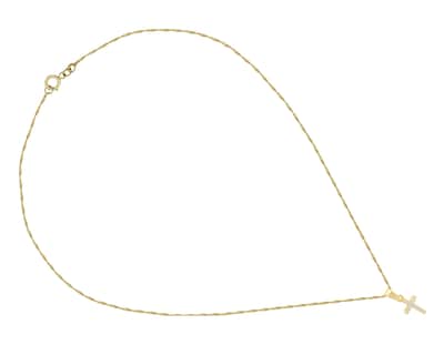 Foto 4 | Gargantilla Cruz Con Circonias Blancas 45cm Horoz 10k Ci265