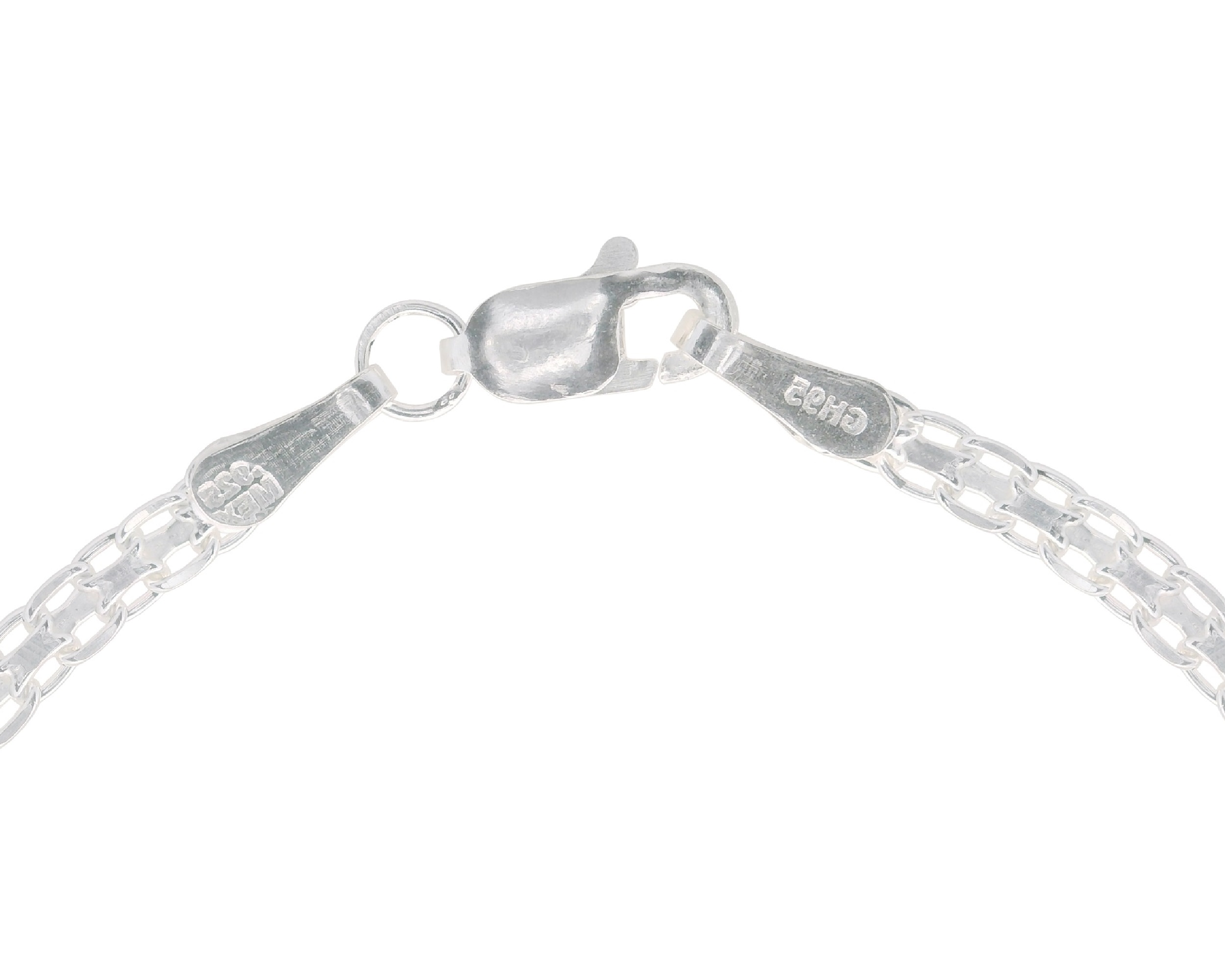 Foto 4 pulgar | Cadena Bismark 45cm Horoz Plata .925 Cp723