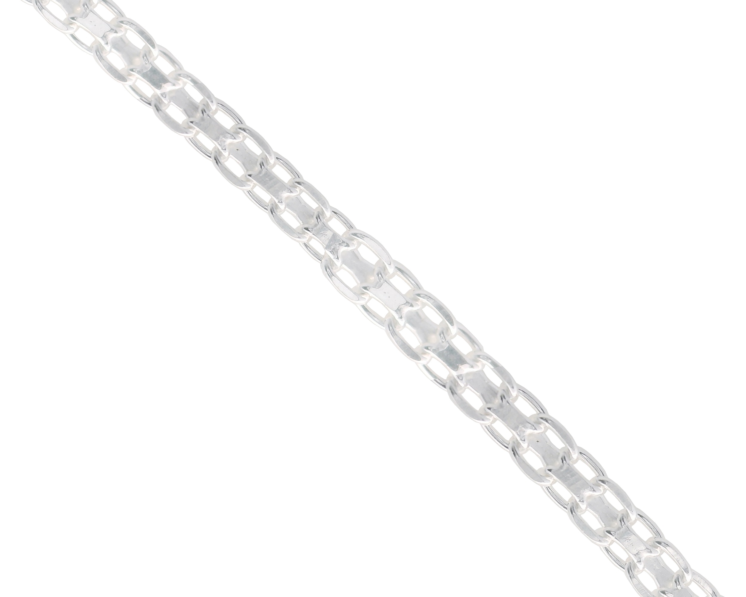 Foto 5 pulgar | Cadena Bismark 45cm Horoz Plata .925 Cp723
