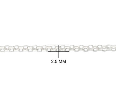 Foto 6 | Cadena Bismark 45cm Horoz Plata .925 Cp723