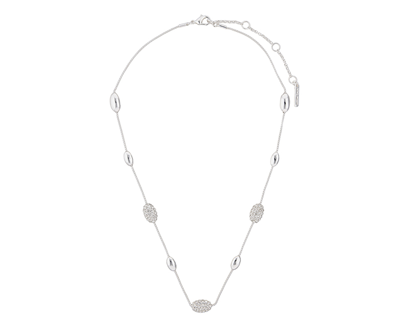 Collar Nine West 19n01146 Color Plata Gargantilla