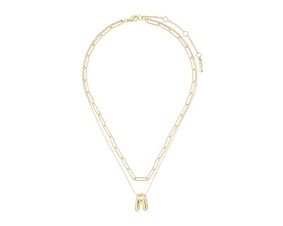 Foto 1 | Collar Nine West 19n01233 Color Dorado Letra A