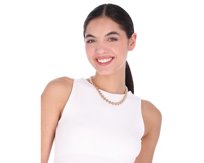 Foto 3 | Collar Nine West 19n01145 Color Dorado Gargantilla