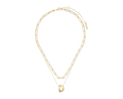 Foto 1 | Collar Nine West 19n01235 Color Dorado Letra D