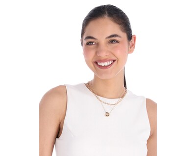 Foto 3 | Collar Nine West 19n01235 Color Dorado Letra D