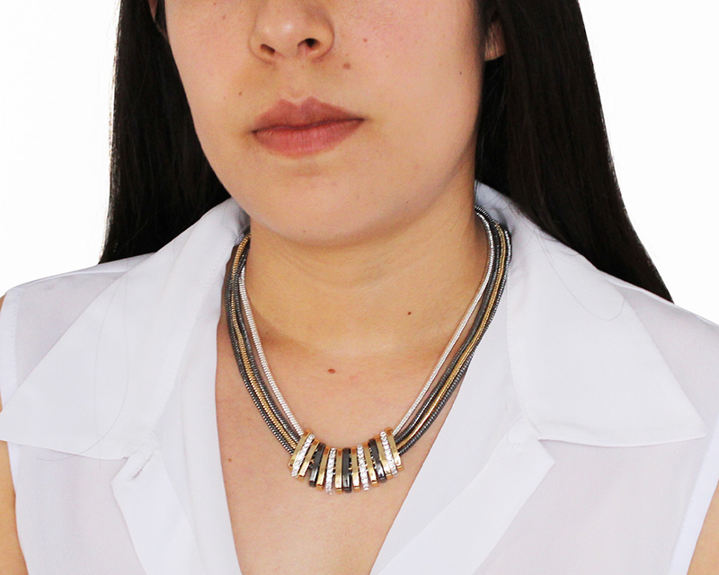 Foto 4 pulgar | Collar Nine West 60352066-z01 Color Combinado